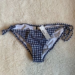 NWT J.Crew Gingham bikini bottoms